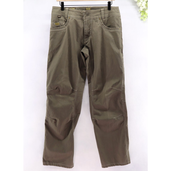 kuhl Crag Series Men's Pants Sz 32x30.5 Teak Brown Outdoor Nature Mountain Trail